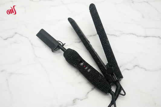 Combo peigne chauffant lisseur Cheveux